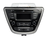 Hyundai Elantra 2014-2016 Radio AM/FM XM Single Disc CD MP3 Player 96170-3X156GU - product image