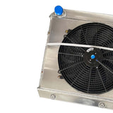 3-Row Aluminum Radiator with Shroud and Fan for 1963-1966 Chevrolet C10 / C20 / C30 Pickup