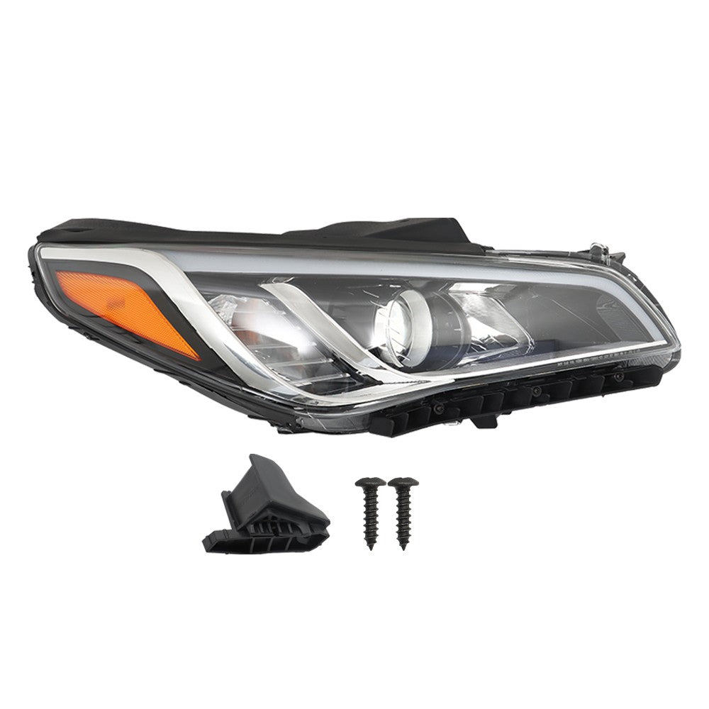 Right Passenger Side Halogen Headlight for 2015-2017 Hyundai Sonata HY2503183