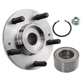 Front Wheel Hub & Bearing Kit Pair for 2010-2016 Kia Soul & 2011-2016 Hyundai Elantra
