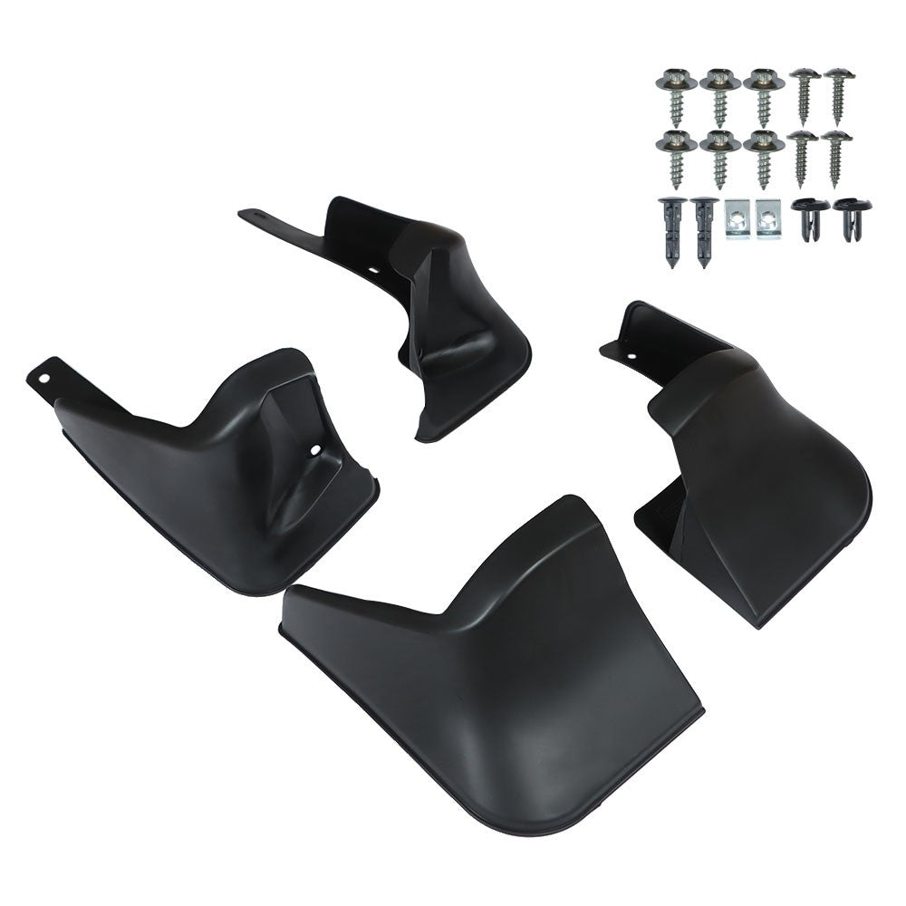 Universal Mud Flap Set 4 Piece Front and Rear