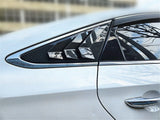 Side Window Louvers Scoop Louver Cover Black For Hyundai Sonata 2015-2019 - product image 5