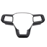 Carbon Fiber Interior Steering Wheel Trim Cover for Ford Mustang 24+ Accessories – product image 2