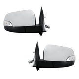 Pair L+R Door Mirror Electric With BLIS Power Fold Chrome for 19-24 Ford Ranger KB3B-17682-JC - view 1