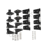 Upper and Lower Front Door Hinges ETL-2023067 for 2007-2018 Jeep Wrangler JK