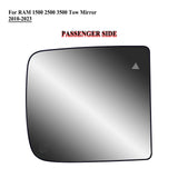 Passenger Right Side Tow Mirror Big Glass With BLIS for 19-24 RAM 1500 2500 - view 1