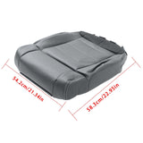 Front Bottom Seat Covers with Foam Cushions for 2007-2012 Jeep Wrangler Black