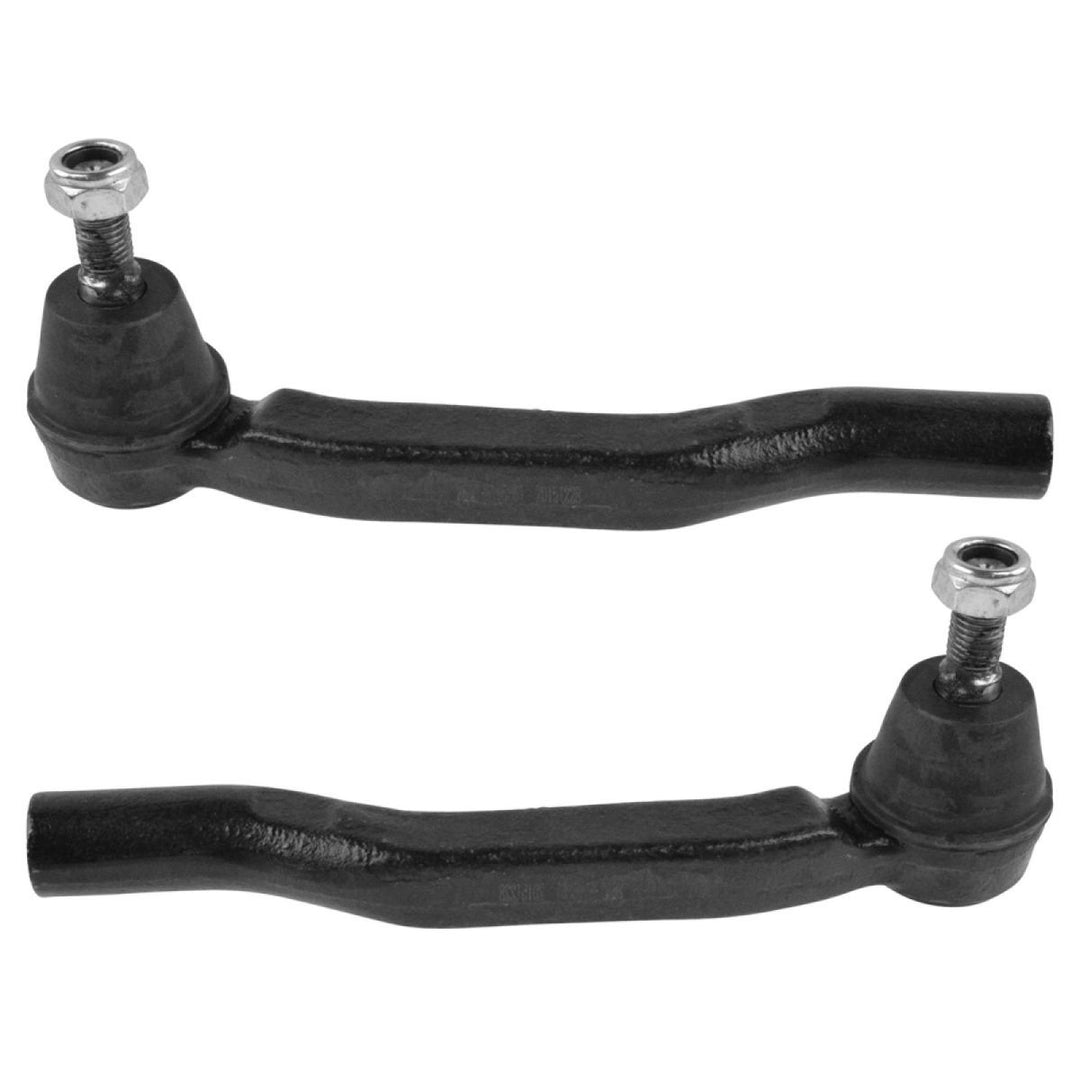 Front Inner and Outer Tie Rod Kit with Rack Boots for 2004-2010 Toyota Sienna