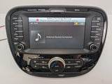14-16 Kia Soul Navigation Display Screen Radio AC Air Climate Control Bezel 96560-B2410CA OEM - product image
