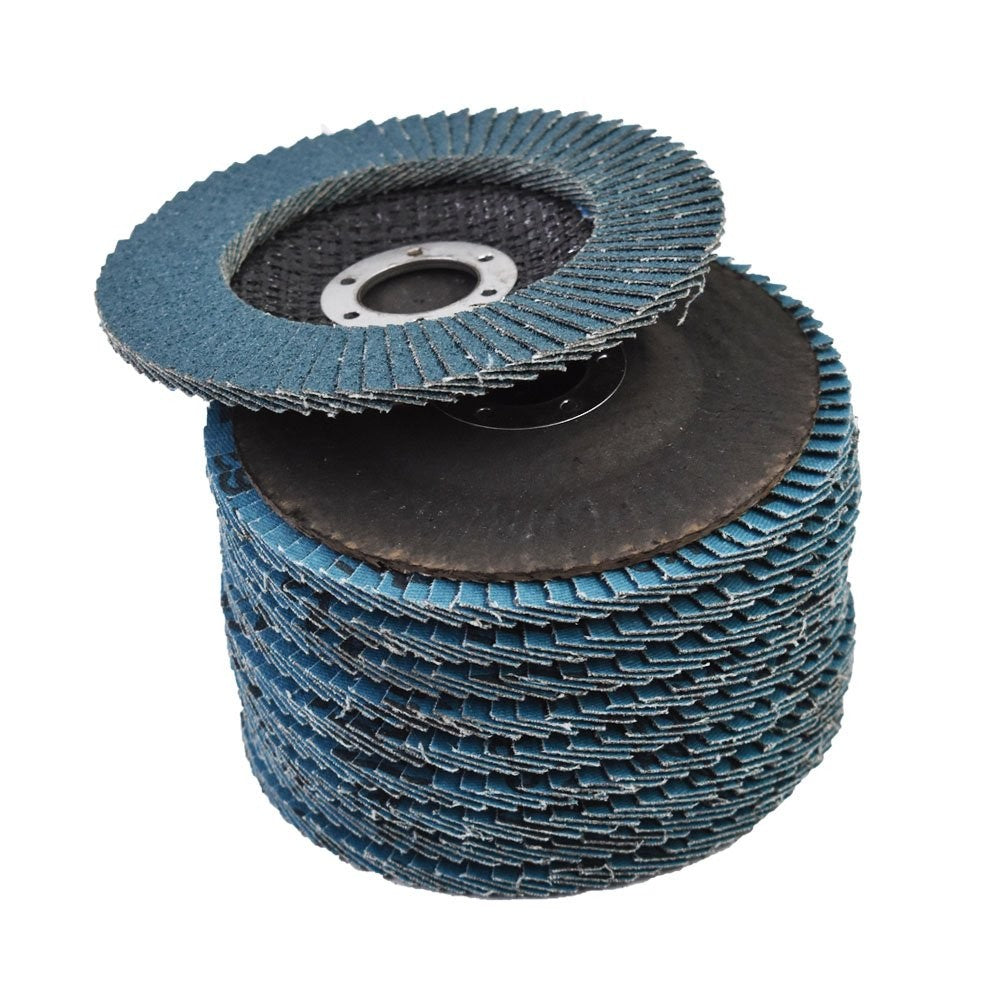 4-1/2 x 7/8 Inch Zirconia Flap Discs 60 Grit T29 10 Pack