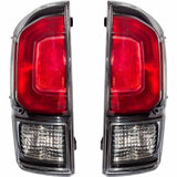 Tail Light For 2020-2023 Tacoma Limited Chrome Bezel-Clear Back-Up Light Set 6222-0104LR - product image