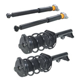Front Struts and Rear Shocks Kit for 2010-2014 Mercedes-Benz E350 Coupe Convertible RWD