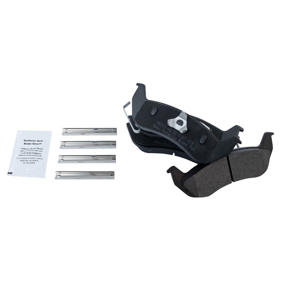 Rear Brake Pad Rotor and Parking Brake Shoe Kit for 2010-2011 Ford Ranger