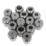 17 Piece MT3 ER-40 Spring Collet Chuck Set