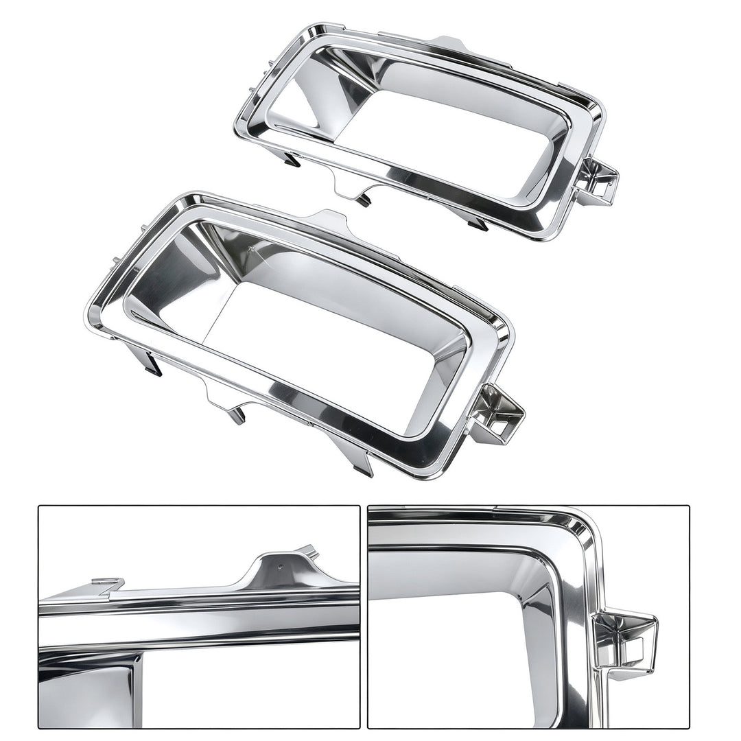 Chrome Fog Light Cover Pair for 2014-2015 Chevrolet Silverado 1500 22944879 22944880