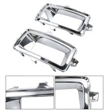 Chrome Fog Light Cover Pair for 2014-2015 Chevrolet Silverado 1500 22944879 22944880