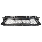 Matte Black Mesh Front Grille with LED Lights for 2012-2015 Toyota Tacoma