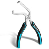 DURATECH 8 Inch 60-Degree Bent Electrical Disconnect Pliers