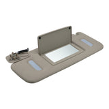 Gray Left Driver Sun Visor with Light for 2007-2014 Chevrolet GMC Cadillac 22850306