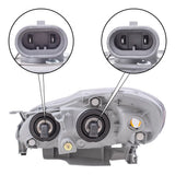Headlight For 2003-2004 Corolla with Clear Lens THRU 04/04 Set 8111002190 6221-0109LR - product image