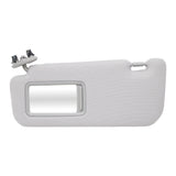Driver Side Sun Visor with Mirror for 2009-2013 Toyota Corolla Gray