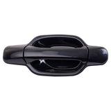 Exterior Door Handle Pair, Smooth Black, for 2004-2011 Chevrolet Colorado & GMC Canyon
