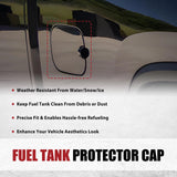 Black Fuel Tank Gas Cap Door Cover for Chevy Silverado 2019-2024 2.7L 3.0L 5.3L – product image 6