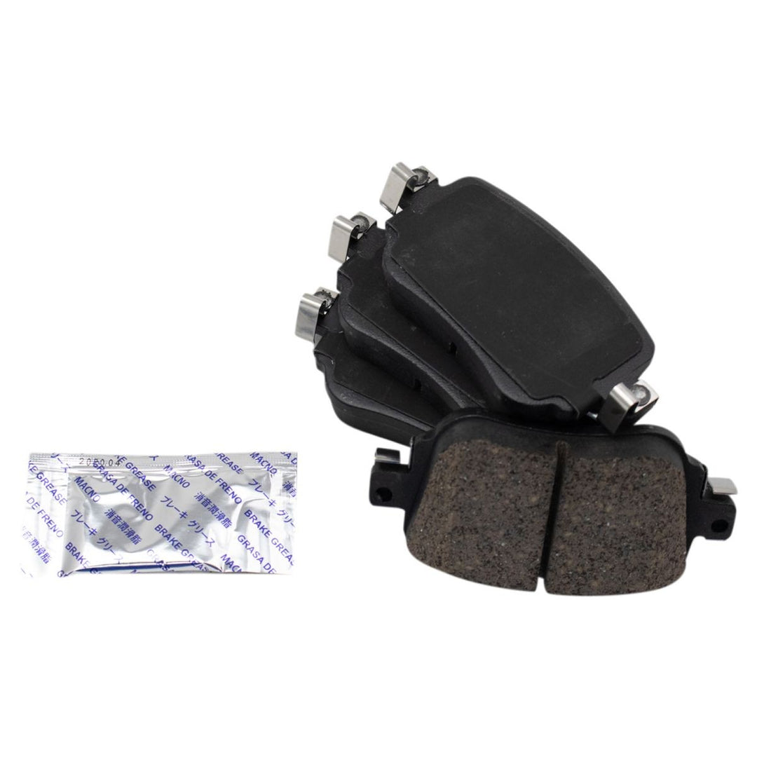 Rear Ceramic Brake Pad and Rotor Kit for 2015 Volkswagen Golf SportWagen