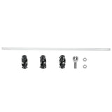 36 inch Steel Steering Shaft with U-Joint and Support Bearing Kit for GM Steering Box 3/4-30 Spline SJS08