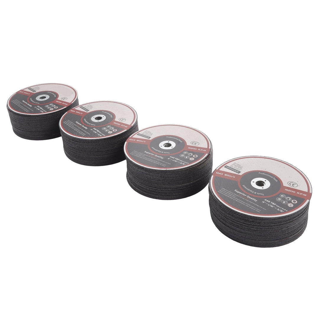 4 x 1/16 x 3/8 Inch Cut Off Wheels for Metal and Stainless Steel 100 Pack