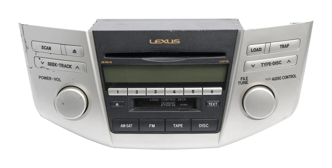 2007-2009 Lexus RX350 OEM AM/FM Radio Single-Disc CD Player MP3 86120-0E070 AP6867 - product image