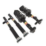 Front and Rear Shock and Strut Set of 4 for 2010-2016 Mercedes-Benz C-Class E-Class Coupe C204 C207