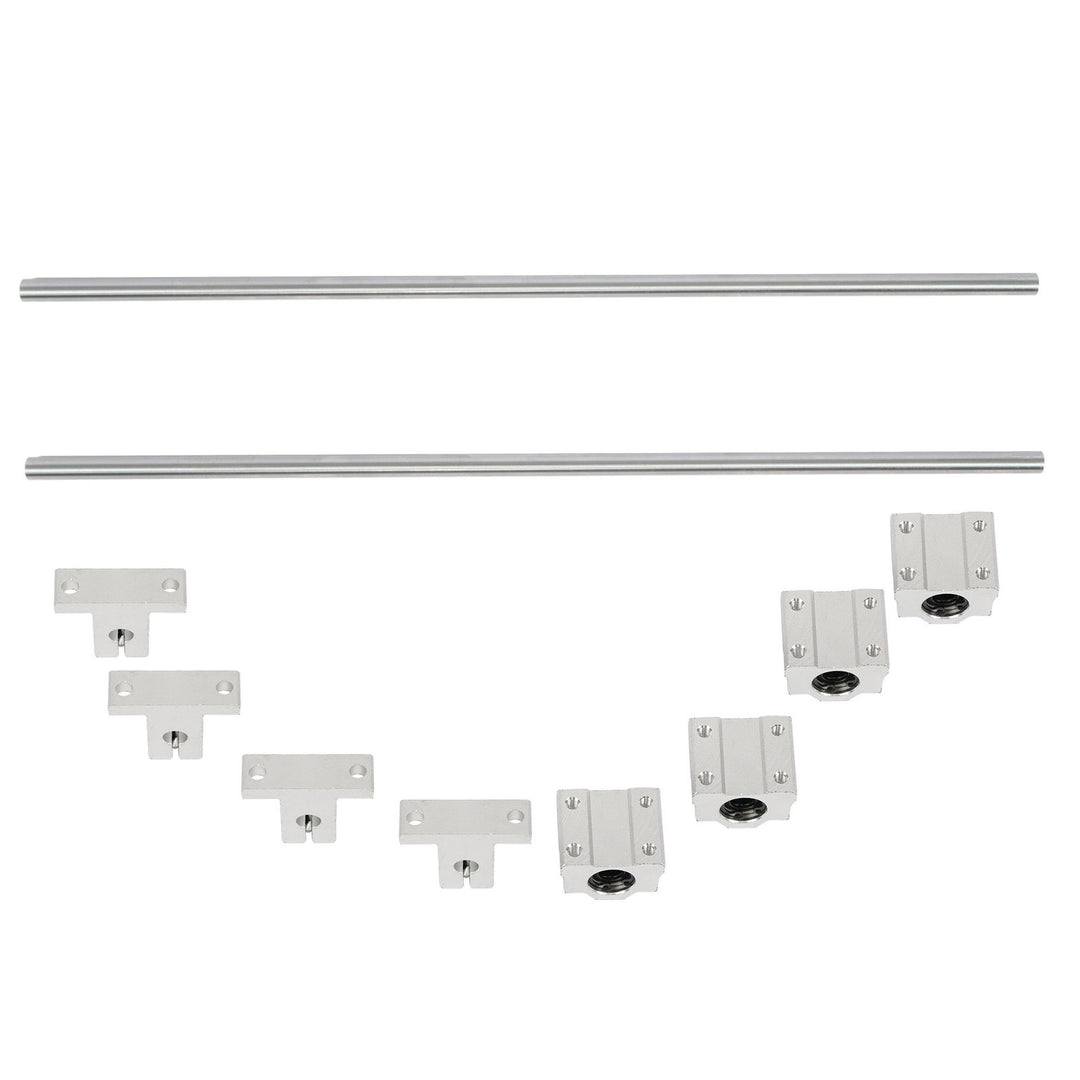 8mm x 350mm Linear Rail Shaft Kit with SCS8UU Bearings and SK8 Supports