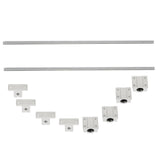 8mm x 350mm Linear Rail Shaft Kit with SCS8UU Bearings and SK8 Supports