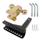 2 in Adjustable Dual Ball Mount 14000 lb Channel Hitch 45900