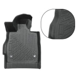 Black TPE Front Floor Liner Set for 2020-2025 Chevrolet Corvette C8
