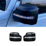 Car Rear View Mirror Cover & LED Turn Lights Black For Suzuki Jimny JB64 JB74 – product image