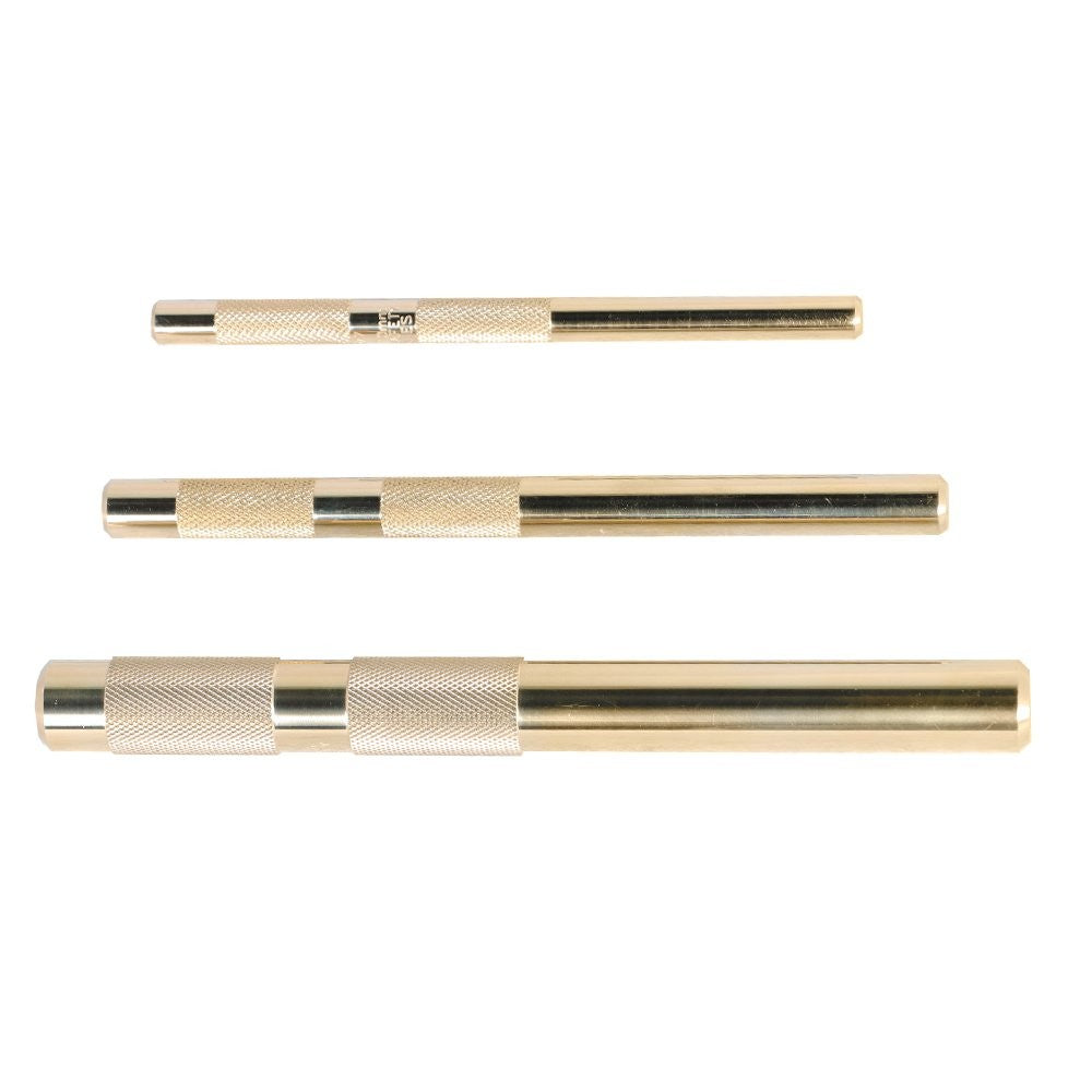 Brass Drift Punch Set 3 Piece 3/8 to 3/4 Inch 61360