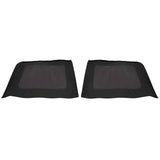 Tinted Soft Top Rear Windows for 2007-2009 Jeep Wrangler 2-Door JMA2917