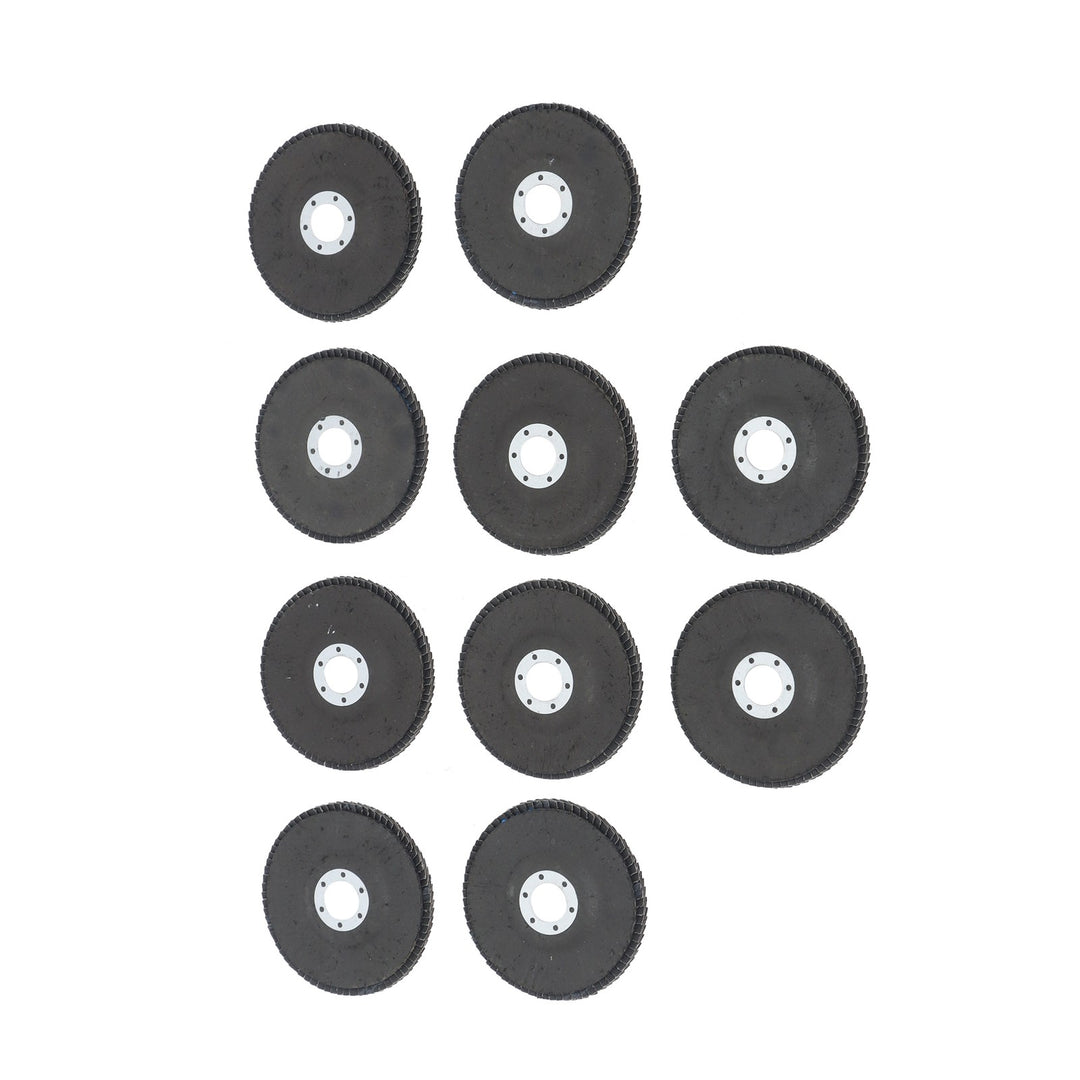 Flap Disc 10 Pack 4-1/2 x 7/8 Inch 80 Grit Type 29