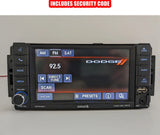 W/ CODE 12-20 Dodge Caravan Town & Country Radio 6.5" Display Screen Navigation OEM P68433486AA - product image