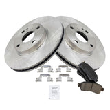 Front Ceramic Brake Pad & Rotor Kit for 2017-2020 Toyota Yaris, Yaris iA & 2016 Scion iA