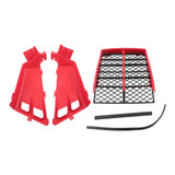 Red Radiator Cover and Gas Tank Side Cover Set for 1987-2006 Yamaha Banshee 350