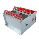 4 Compartment Metal Chicken Nesting Box Wall Mount for Hens