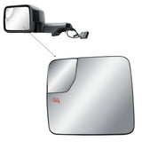 Driver Left Side Door Mirror Glass Heated With Back Plate for 21-26 Ford Bronco M2dz-17683-Bc - view 3