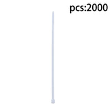 White Nylon Cable Ties 8 Inch 2000 Pack 40 lb