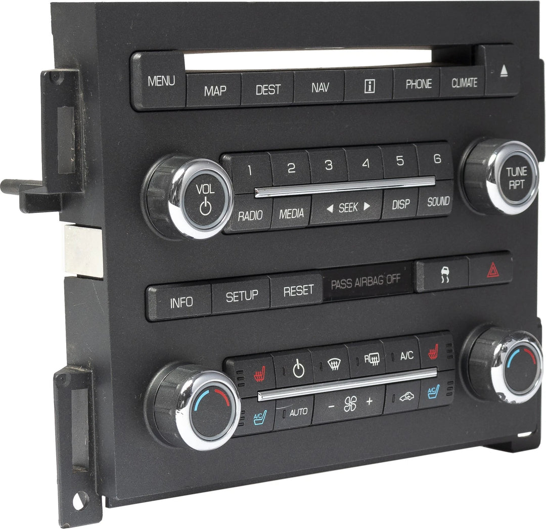 2009 Lincoln MKS Multimedia Temperature Control Panel Part Number 8A5T18A802DKW - product image