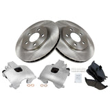 Front Ceramic Brake Pad, Rotor and Caliper Kit for 1996-2000 Dodge Caravan, Grand Caravan, Town and Country and Voyager