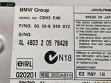 2002-2006 BMW 325i 330i 320i Audio Radio Business CD Player Stereo 65126919072 OEM - product image
