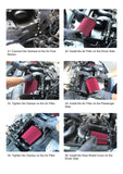 Cold Air Intake System KD4395Z for 2018-2024 Mercedes-AMG G63, GLE63, E63 and AMG GT 63 4.0L V8 Turbo